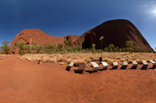 Virtual Tour on the trail at Mutitjulu Waterhole site of one of Uluru’s dramatic creation stories; the deadly battle between Kuniya the python woman and Liru the poisonous brown snake man.